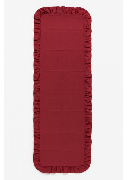 Fırfırlı Masa Runner 120x40 cm – Şık Dekoratif Masa Örtüsü modelleri