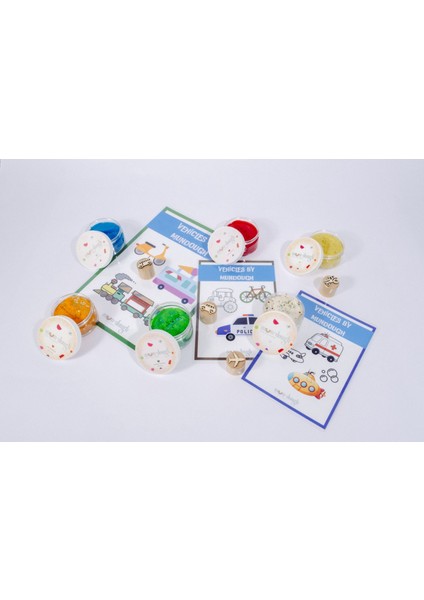 Vehicles Çok Renkli Oyun Hamuru Seti