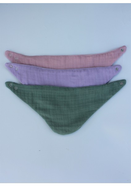 3'lü Organik Pamuk 4 Katlı Multi Müslin Fular Model Bebek Önlük, Salya ve Mama Önlüğü, Yakalık fiyatları