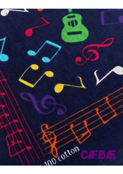 Cafbaf Kare Bandana Müzik MODEL.8517 - Lacivert fiyatları
