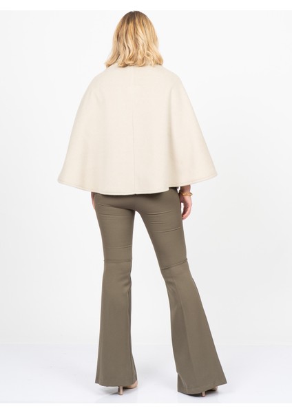 Bowsleeve Cape – Fiyonk Detaylı Premium Kaşe Panço 2636 fırsatları