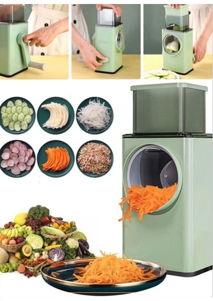 Döner Tamburlu Sebze Rendesi ve Dilimleyici, Mutfak Için Sebze Doğrayıcı fiyatları