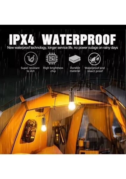 Güneş Enerjili Bahçe Balkon Teras Kamp Karavan Aydınlatması Lambası Solar LED Ampul fırsatları