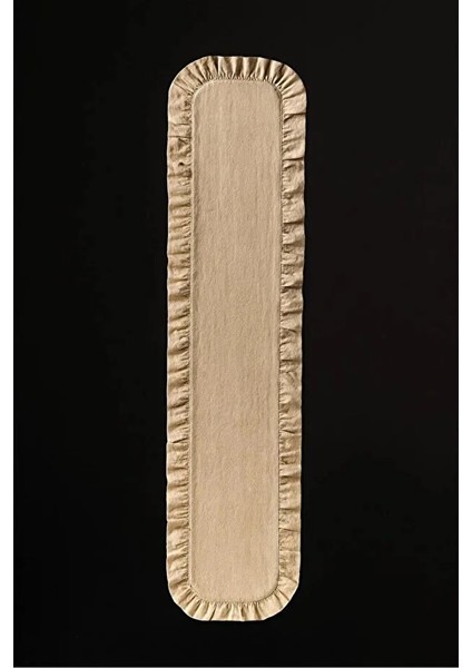 Fırfırlı Masa Runner 150X50 cm – Şık Dekoratif Masa Örtüsü modelleri