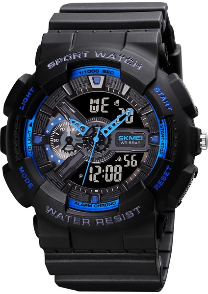 Dijital Erkek Saat - Mavi (Yurt Dışından)