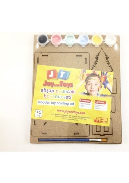 Renkli Boyama Seti Çocuklar Için Eğitici Hobi Malzemesi, 6 Fırça Dahil fırsatları