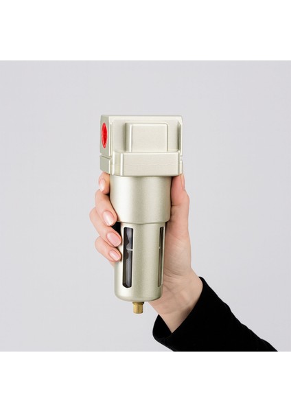 Yüksek Kapasite 1" Pnömatik Hava Filtresi Su Tutucu Nem Ayırıcı Kompresör Hat Temizleme Cihazı fiyatları