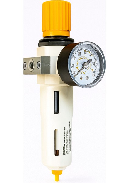 Yüksek Kapasite 1/4'' Filtre Regülatör Pnömatik Hava Temizleme Basınç Ayar Cihazı Kompresör