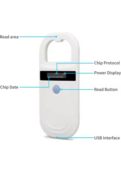 Microchip Okuyucu Evcil Hayvanlar Için Mikroçip Hayvan Izleme ve Tanımlama Hafızasız fiyatları