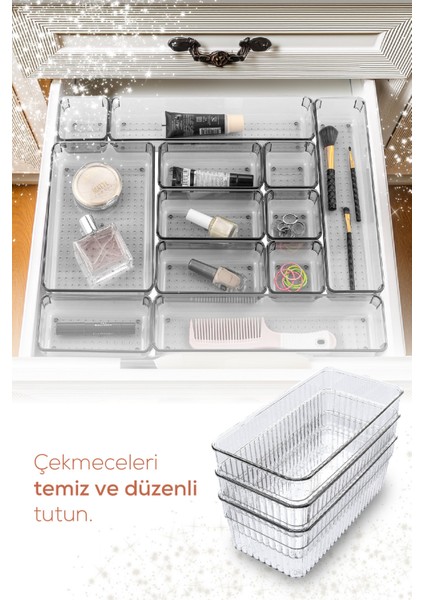 22 Parça Takı Makyaj Dolap Içi-Çekmece Içi Düzenleyici Organizer indirimleri