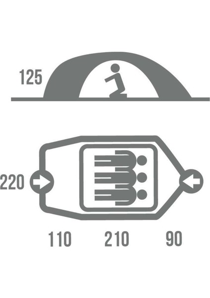 Baron Yeşil 3 Kişilik Çadır fırsatları