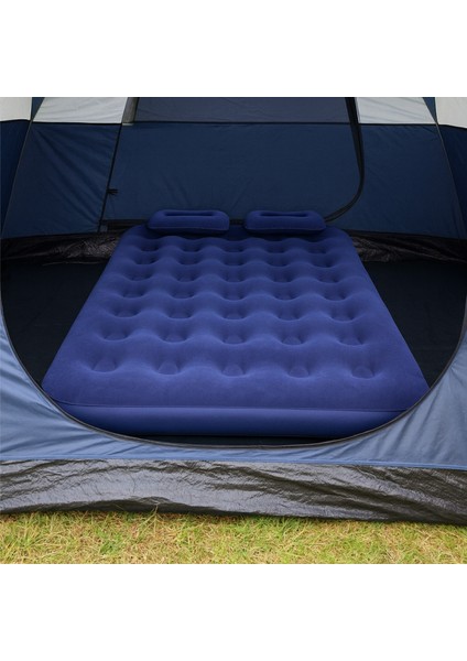 Çift Kişilik Şişme Yatak Seti 203X152X22 cm Pompa ve Yastık Hediyeli