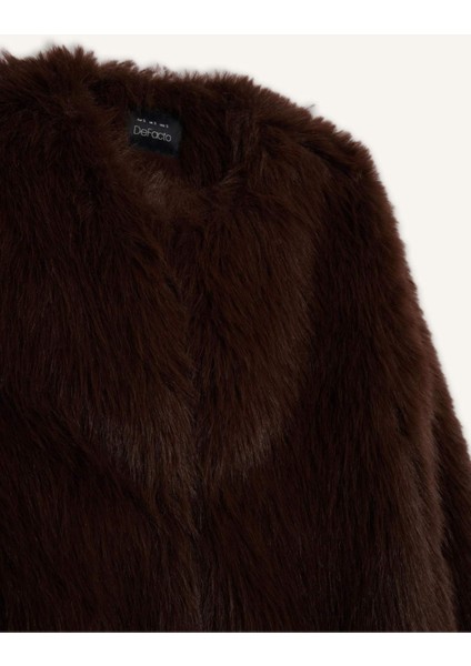 Regular Fit Kısa Suni Kürk F2147AX25WN fırsatları