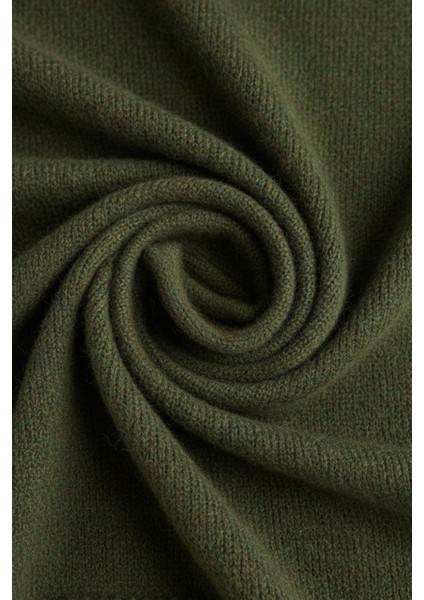 Yün Karışımlı Balıkçı Yaka Oversize Fit Triko Kazak F3252AX25WN modelleri