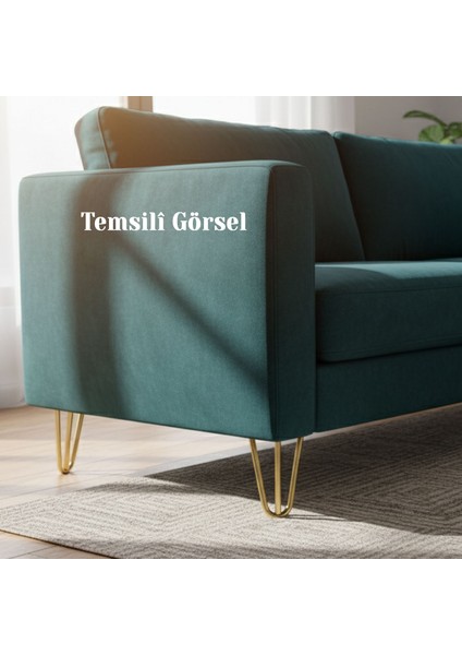 Martı 15 cm Gold Altın Metal Mobilya Ayak Ayağı Üçgen Modern Tasarım Koltuk Sehpa Masa Tv Ünitesi fırsatları