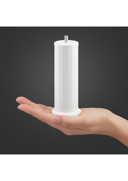 Keson 4 Adet 15 cm Beyaz Plastik Mobilya Baza Tv Ünitesi Yükseltme Ayağı Robot Süpürge Uyumlu modelleri