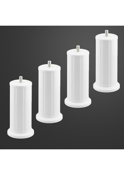 Keson 4 Adet 12 cm Beyaz Plastik Mobilya Baza Tv Ünitesi Yükseltme Ayağı Destek Ayağı indirimleri