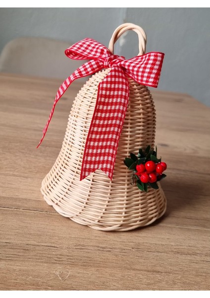 Rattan Hasır Yılbaşı Çan