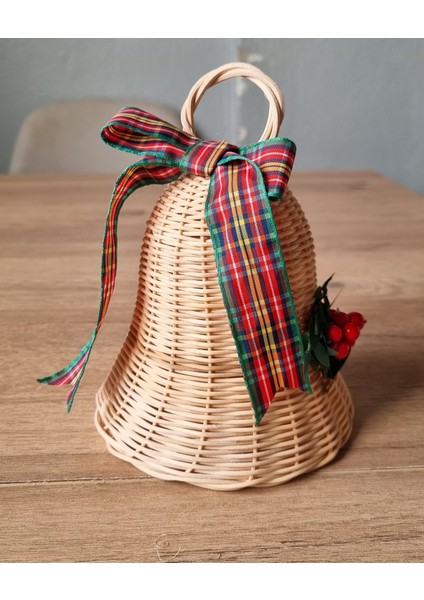 Rattan Hasır Yılbaşı Çan