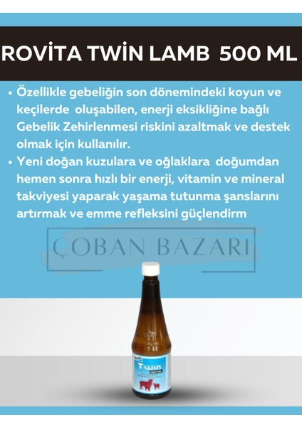 royal ilaç royal rovita twin lamb 500 ml