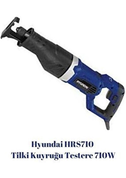 HRS710 Kılıç Testere Tilki Kuyruğu 710 W Güçlü Motor ve Ergonomik Tasarım ile
