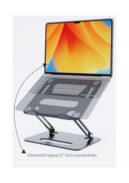 Basic2 Aluminyum Ergonomik Ayarlanabiliir Notebook Standı 1 modelleri