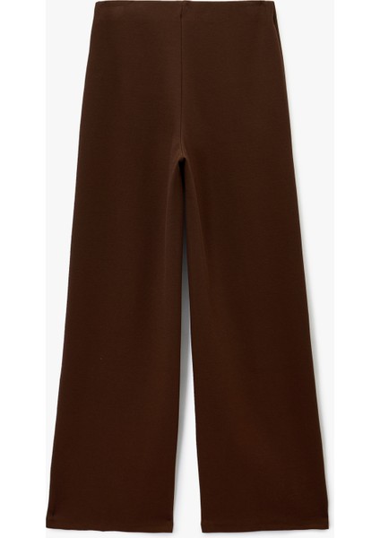 Dikiş Detaylı Uzun Bol Paça Pantolon fiyatları