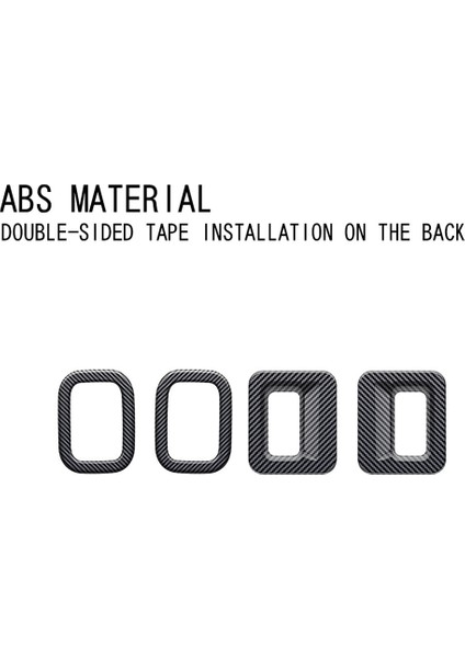 Honda Freed Hava Crosstar 2024 Pencere Asansör Anahtarı Panel Çıkartma Karbon Fiber (Yurt Dışından) fiyatları