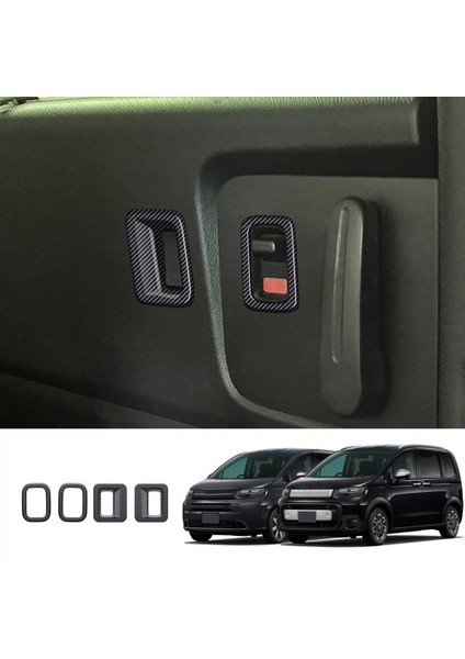 Honda Freed Hava Crosstar 2024 Pencere Asansör Anahtarı Panel Çıkartma Karbon Fiber (Yurt Dışından) fırsatları
