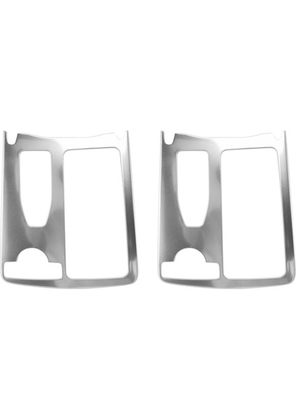 2x Merkez Konsol Tutucu Su Kupası Tutucu Panel Dekorasyon Trim Mercedes Benz C Sınıfı W204 2008-2014 Rhd (Yurt Dışından)
