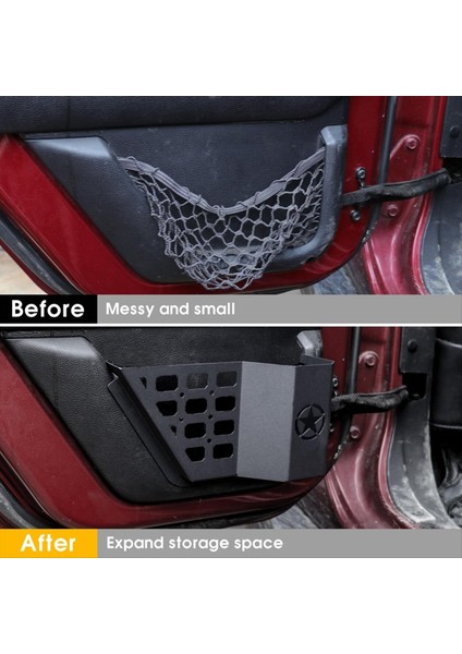 Jeep Wrangler Için Arka Kapı Depolama Jk 2011-2017 Kapı Depolama Cepleri Yan Ekleme Organizatör Iç Aksesuarlar (Yurt Dışından) indirimleri