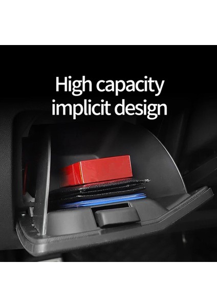 Audi A3 8y 2021-2023 Iç Aksesuarlar Için Araba Merkezi Sürücü Yan Saklama Kutusu Konsolu Konsol Depolama Eldiveni Tutucu (Yurt Dışından) fırsatları