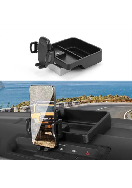 Ford Bronco 2021-2025 Iç Aksesuarlar Için Telefon Tutucu Montaj Merkez Konsolu Konsol Tepsi Tepsi Depolama Kutusu Organizatörü (Yurt Dışından) fiyatları