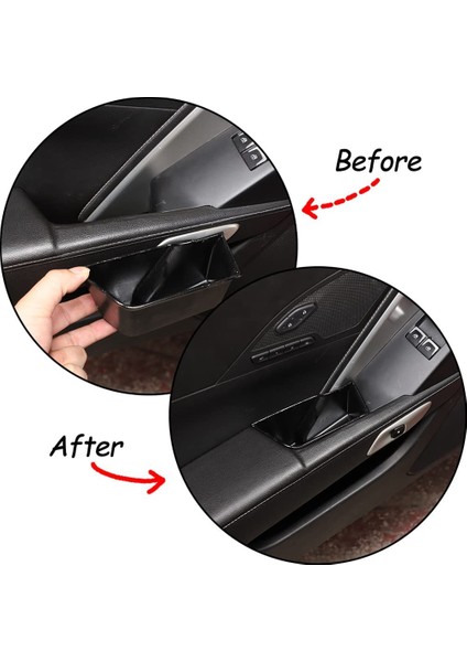 Chevrolet Corvette C7 2014 2015 2017 2018 2019 Aksesuarları Için Iç Kapı Kol Masası Depolama Kutusu Tepsi Organizatörü (Yurt Dışından) modelleri