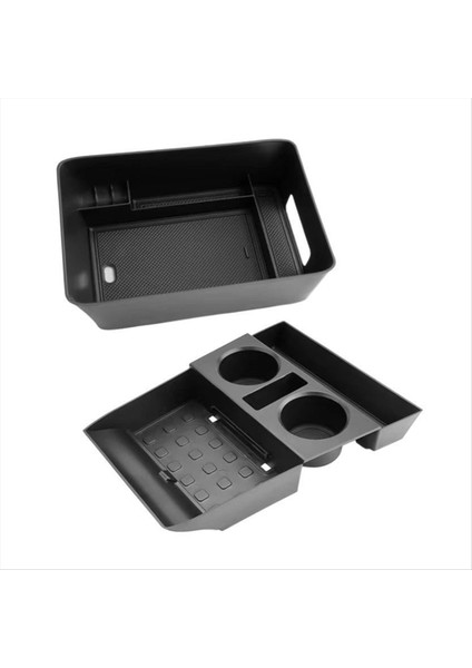 Hyundai Santa Fe 2024 Için Alt Merkez Konsol Organizatör Artap Saklama Kutusu Tepsi Kiti Torpiye Palet Aksesuarları Ekle (Yurt Dışından)