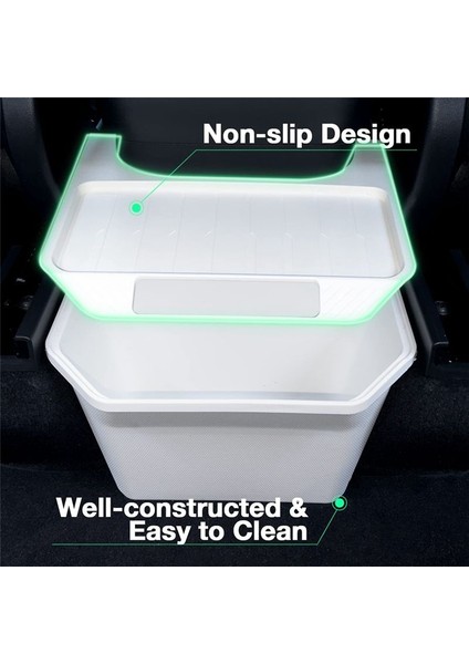 Tesla Model Y 2020-2023 Arka Merkez Konsol Organizatörü Koltuk Ikinci Sıra Doku Tutucu/depolama Bin/çöp Kutusu (Yurt Dışından) modelleri