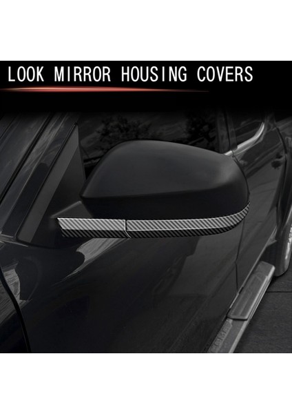 Toyota Tacoma 2024 Araç Dış Aksesuarlar Için Araba Yan Dikiz Ayna Trim Şerit Stickers Gloss Siyah (Yurt Dışından) indirimleri