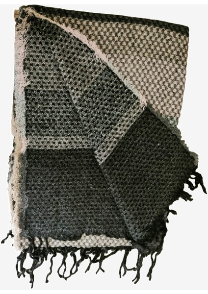 Kadın Çift Taraflı Omuz Şal Renkli Saçaklı 70*200CM Standart modelleri