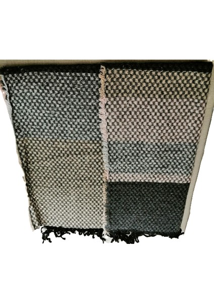 Kadın Çift Taraflı Omuz Şal Renkli Saçaklı 70*200CM Standart fırsatları