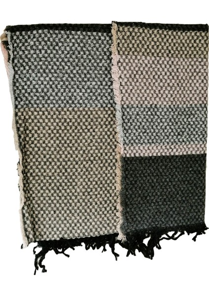 Kadın Çift Taraflı Omuz Şal Renkli Saçaklı 70*200CM Standart indirimleri