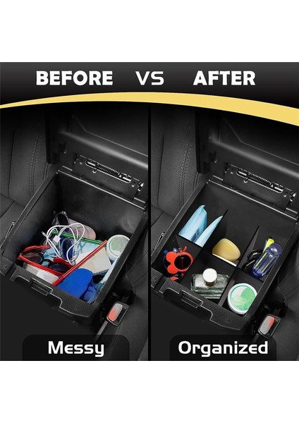 Toyota Tacoma Için 2016-2023 Merkez Konsolu Kol Standı Saklama Kutusu Tepsisi ve Merkez Konsol Organizatör Böcek Aksesuarları (Yurt Dışından) fırsatları