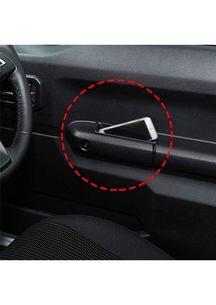 Suzuki Jimny Için JB64 JB74W 2019 2020 2021 2022 Aksesuarlar Ön Kapı Yan Depolama Kutusu Sapı Cep 2pcs Siyah (Yurt Dışından) indirimleri