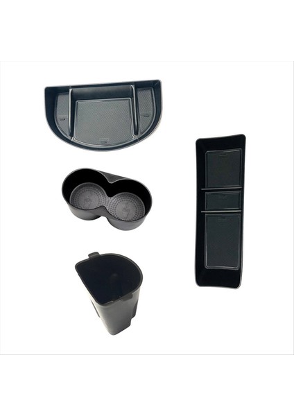 Byd Dolphin 2023 2024 Merkezi Kontrol Alt Saklama Kutusu Su Kupası Kapağı Arka Ekran Organizatör Aksesuarları - 4 Pcs (Yurt Dışından)