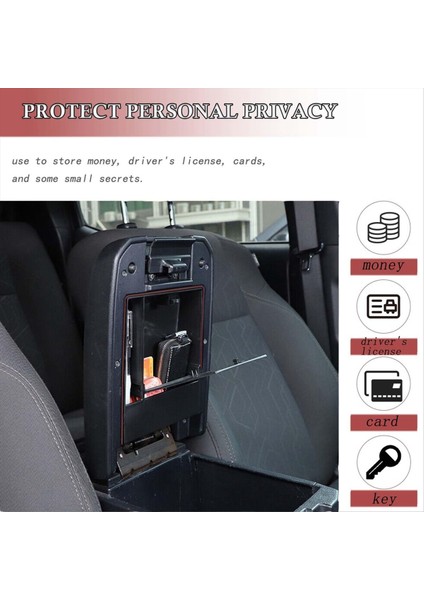 Toyota Tacoma 2016-2023 Için Kolçak Gizli Saklama Kutusu 2016-2023 Aksesuarlar Merkez Konsolu Organizatör Bölmesi Tepsi Ekleme (Yurt Dışından) modelleri