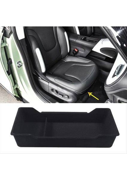 Mercedes-Benz Smart Için 1 2022 2023 Koltuk Depolama Kutusu Altında Araç Konteyner Organizatör Tutucu Tepsi Iç Aksesuarlar (Yurt Dışından) modelleri