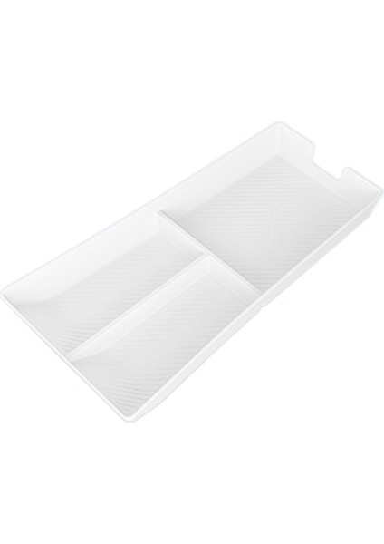 Tesla Için Yeni Model x S 2023 Merkezi Kontrol Alt Tepsisi Depolama Tank Ped Slip Slip Pad Silikon Pad Beyaz (Yurt Dışından)