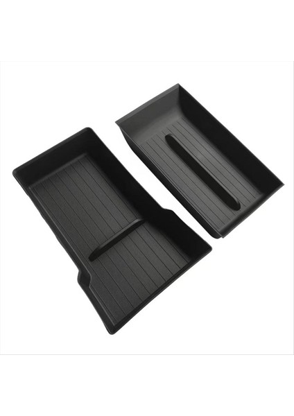Tesla Model Y Juniper 2025 Gizli Saklama Kutusu Için Orta Konsol Organizatör Tepsisi Alt Organizatör Aksesuarları 2 Pcs (Yurt Dışından)