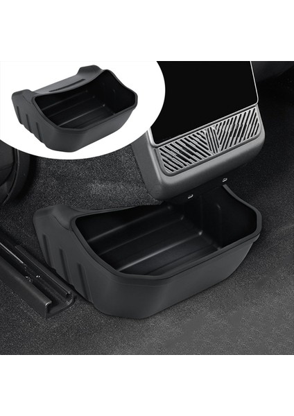 Tesla Model 3 Highland 2024 Için Arka Merkez Konsol Organizatörü Arka Koltuk Saklama Kutusu Çöp Kutusu Arka 2 Sıra Koltuk Organizatör (Yurt Dışından) modelleri