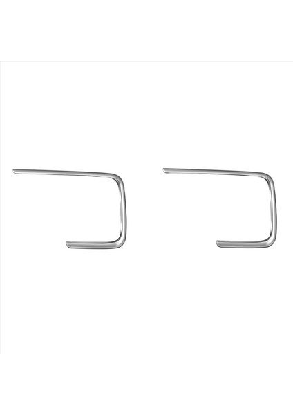 2x Araba Sürücüsü Yan Depolama Kutusu Kapak Trim Şeridi Honda Hrv Hr-V Vezel 2021 2022 Rhd Iç Modifikasyon Gümüş (Yurt Dışından)