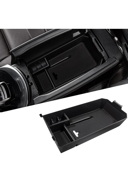 Mercedes Benz C W205 2015-2021 ve Glc W253 2016-2021 Araba Merkez Konsolu Koltuk Saklama Kutusu Organizatör Tepsisi Ekle (Yurt Dışından) fiyatları